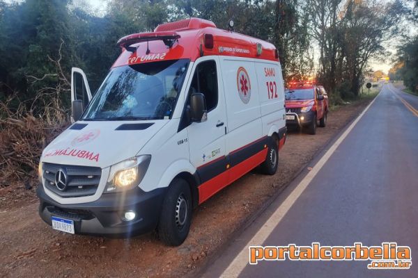 Mulher é encontrada caída às margens da PR573