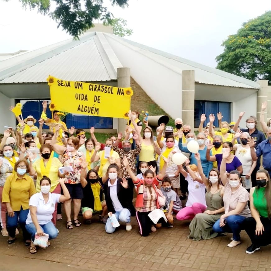 Centro de Convivência realiza ação de mobilização para a Campanha Setembro Amarelo