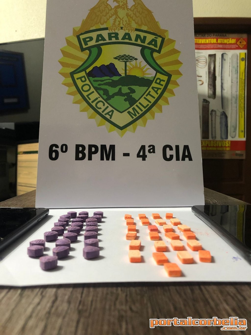 Após denúncia anônima, Polícia Militar apreende 50 comprimidos de ecstasy