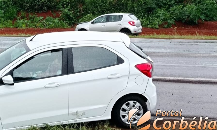 Colisão traseira entre veículos é registrada na Br369 em Corbélia