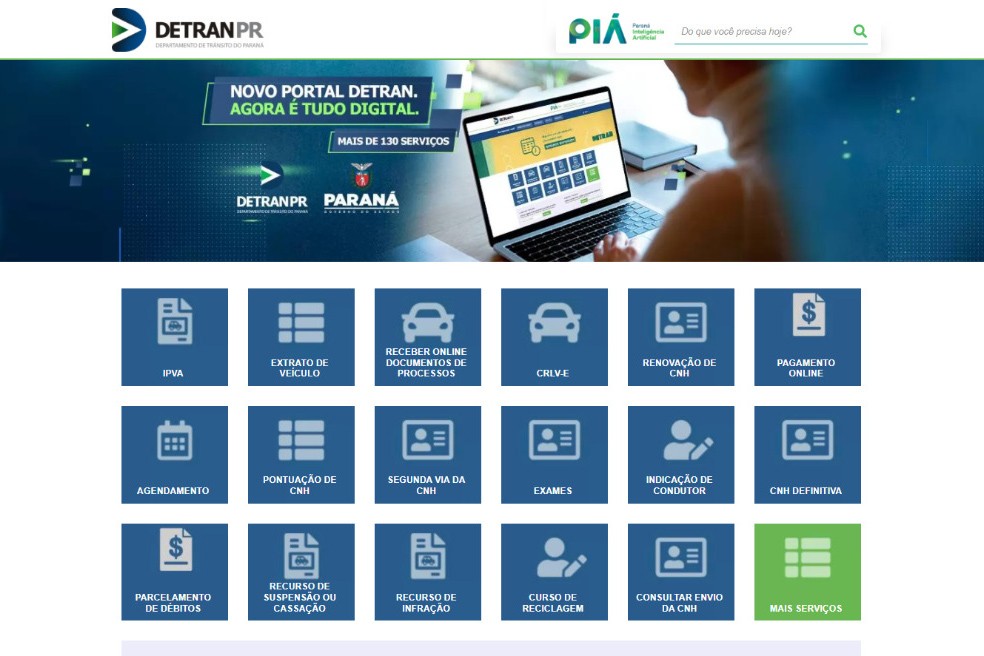 Portal do Detran é o caminho mais fácil para recursos de infração, suspensão ou cassação da CNH