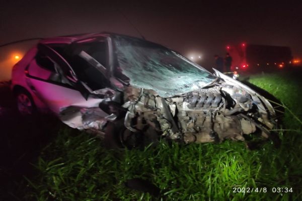 Homem morre após colisão frontal na BR-369 em Cascavel