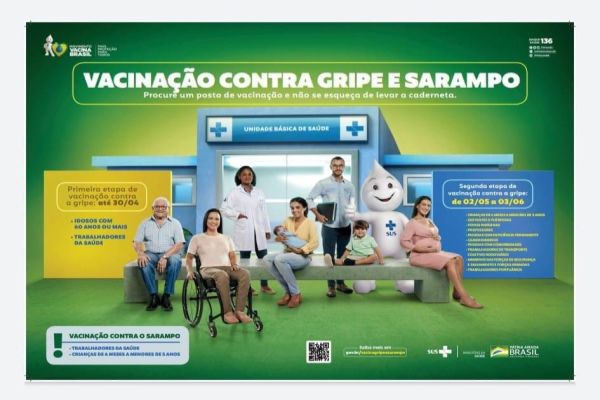 Corbélia inicia a segunda etapa da campanha de Vacinação contra gripe e sarampo