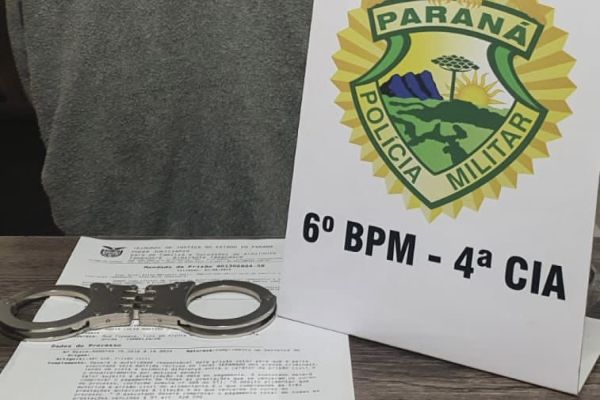 Equipe RPA de Corbélia Cumpre Mandado de Prisão