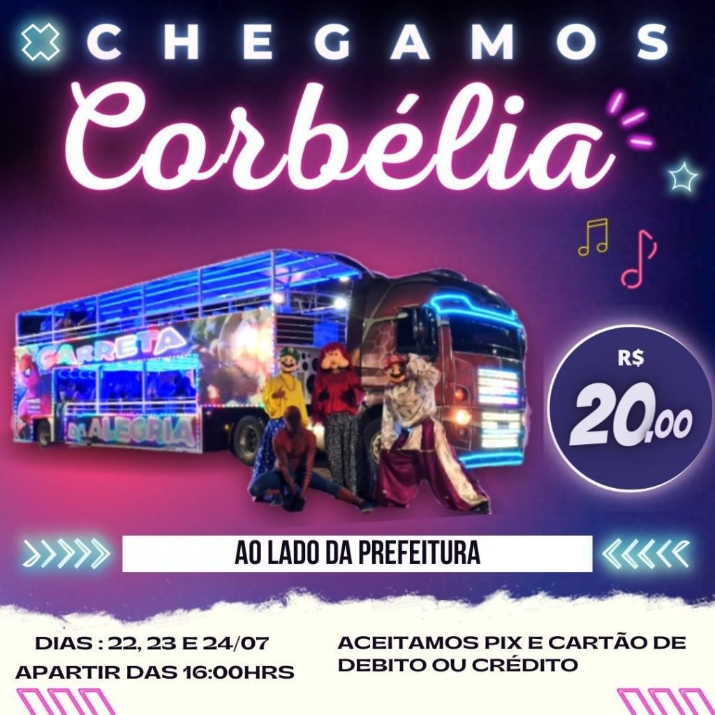 A Carreta da Alegria chegou em Corbélia