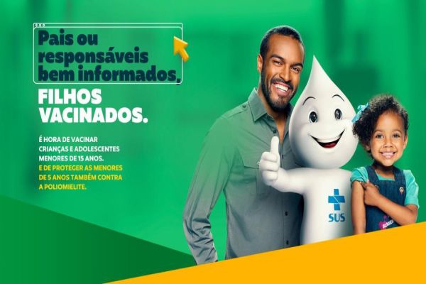 Começa hoje a Campanha Nacional de vacinação contra Poliomielite e Multivacinação