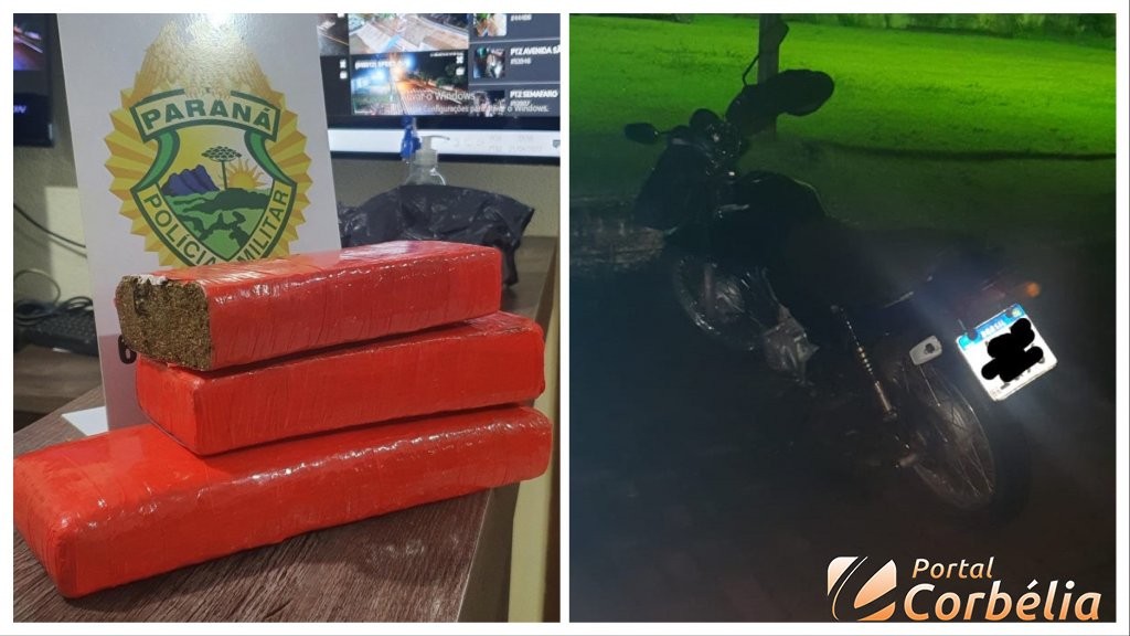 Polícia Militar realiza apreensão de maconha em Corbélia 