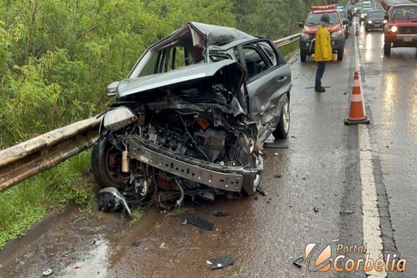 Gravíssimo acidente é registrado na BR369 em Corbélia 