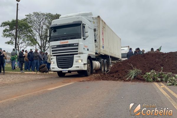 BR369 com trânsito parcialmente liberado em Corbélia