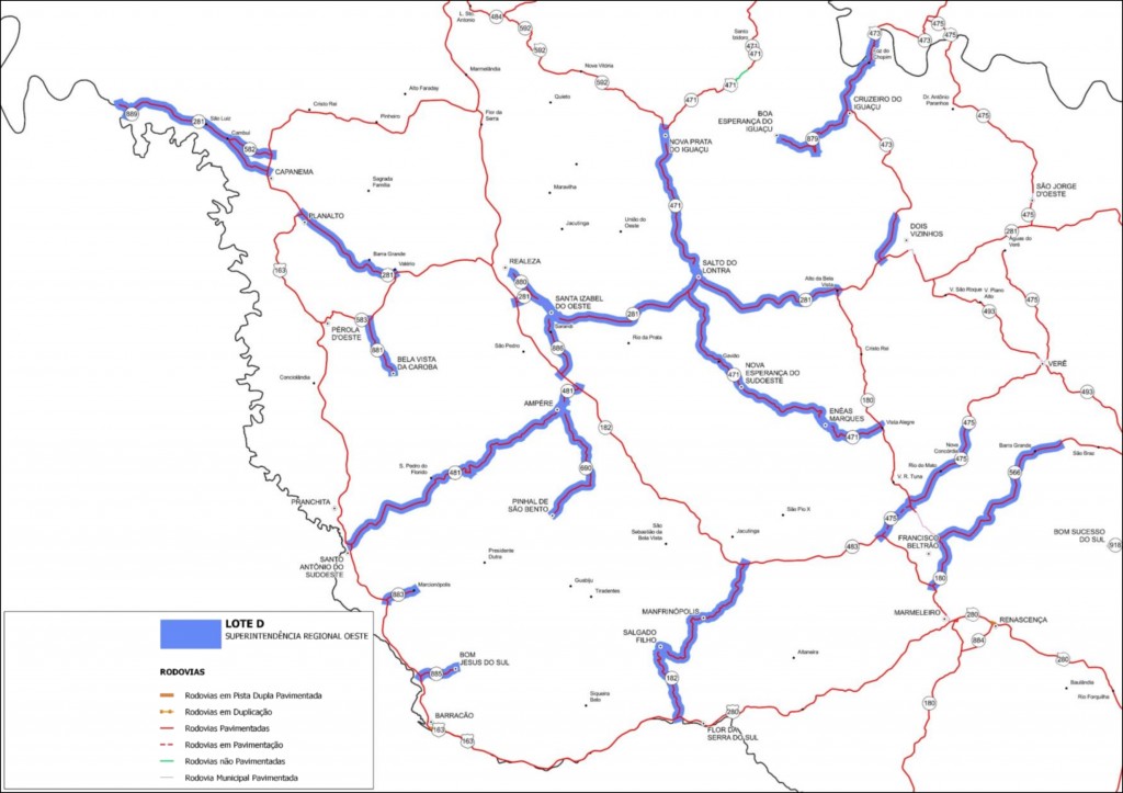 Seis grupos disputam conservação de 1,4 mil km de rodovias do Oeste e Sudoeste