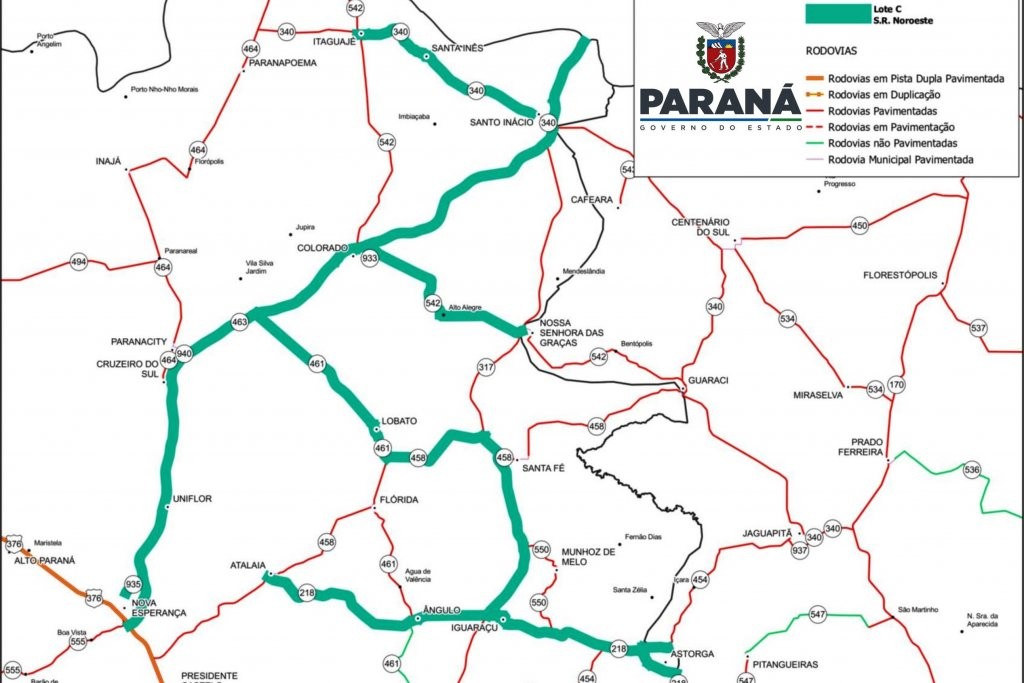 Resultado de licitação para obras em 238 km de rodovias do Noroeste é publicado