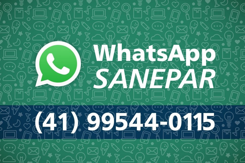 Cliente pode consultar e negociar débitos com a Sanepar via WhatsApp