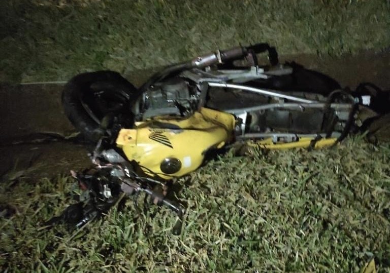 Motociclista de 48 anos morre após colisão frontal na PR-180 no distrito de Central Santa Cruz