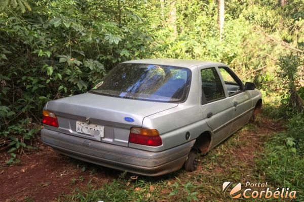 Veículo é recuperado pela Policia Militar no interior de Corbélia