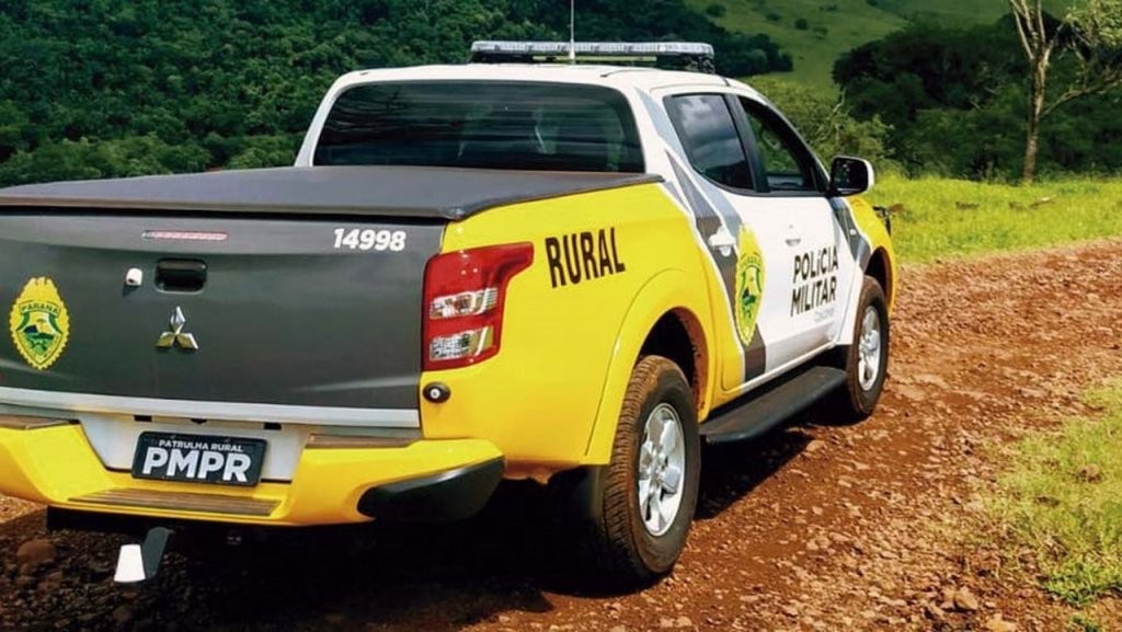 Máquinas agrícolas são levadas em assalto com refém em Corbélia