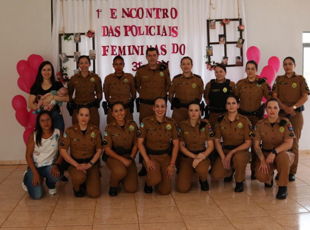 Policiais Femininas participam de evento alusico ao Dia da Mulher