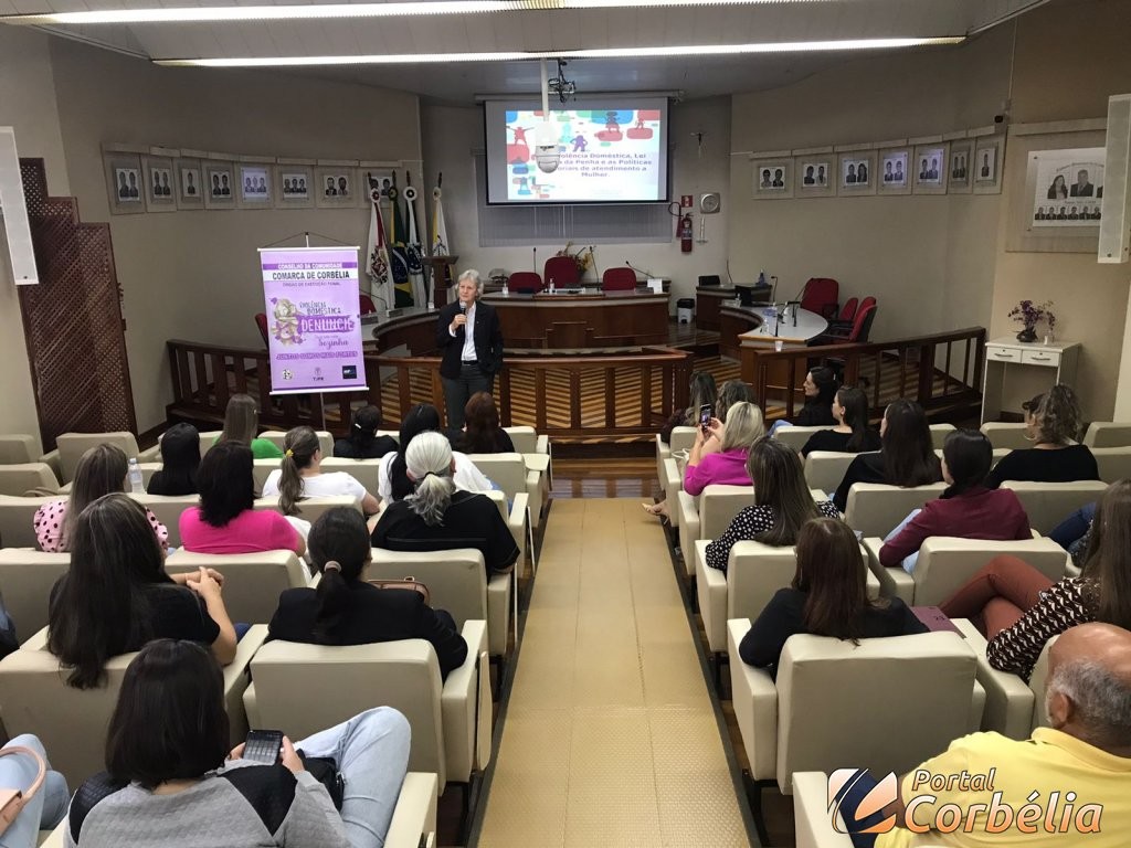 Conselho da Comunidade realiza palestra sobre violência doméstica em Corbélia