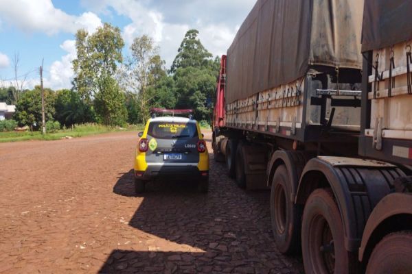 Proprietário localiza e recupera caminhão roubado em Corbélia