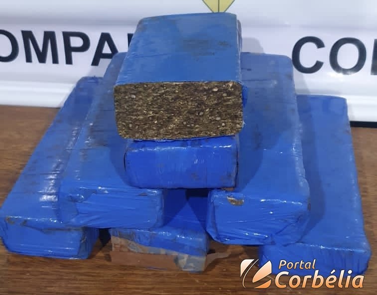 Equipe da Polícia Militar prende indivíduo com quase 5kg de maconha em Corbélia