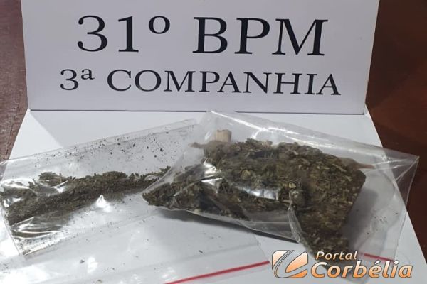 Trio é flagrado com drogas durante patrulhamento da PM em Corbélia