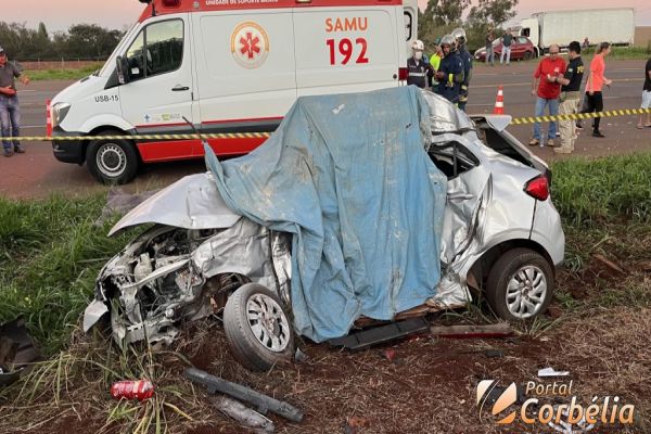 Casal morre em acidente na BR-369 em Ouro Verde do Piquiri