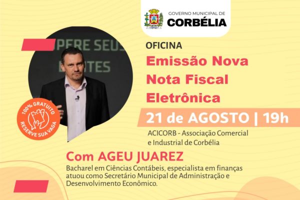 Sala do empreendedor de Corbélia oferece oficina para MEIs sobre novo sistema de emissão de NFEs