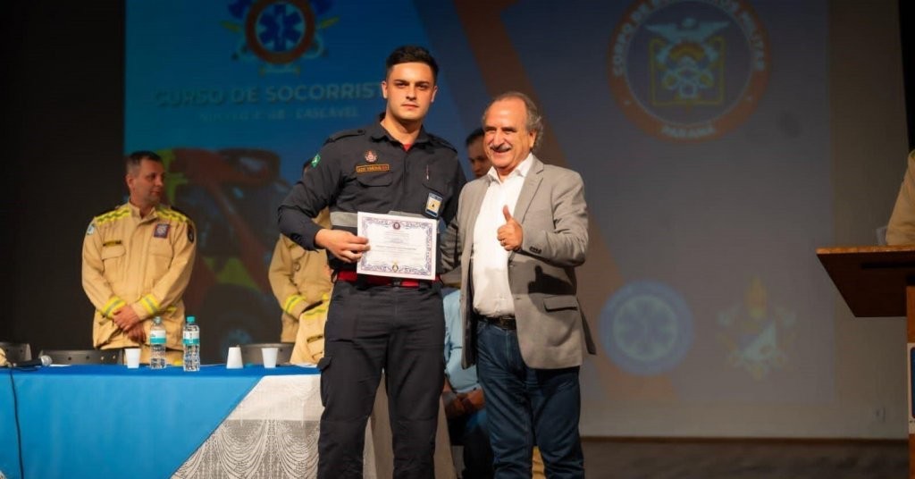 Brigadista comunitário de Corbélia conclui formação de socorrista