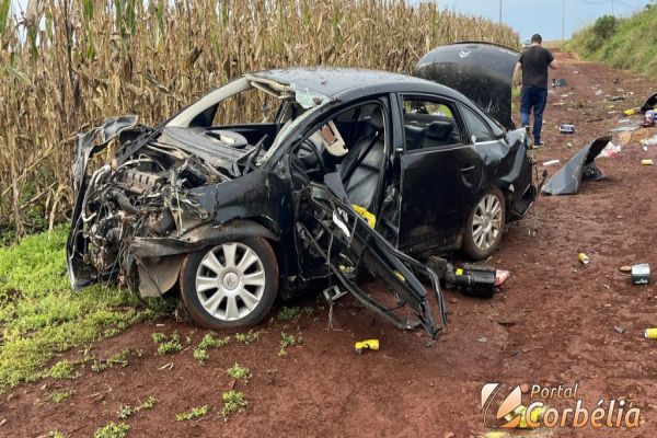 Homem de 47 anos morre após ser ejetado de veiculo durante capotamento na BR-369 em Cascavel