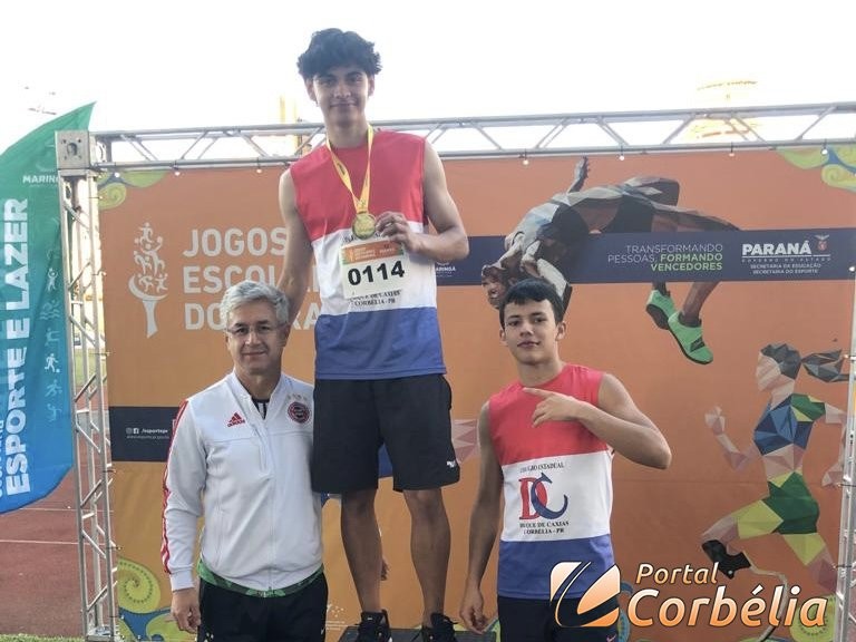 Atleta de Corbélia, Vinicius Augusto Cardoso Hunjas, representa o Paraná no Atletismo 100m nos Jogos da Juventude Brasileiros