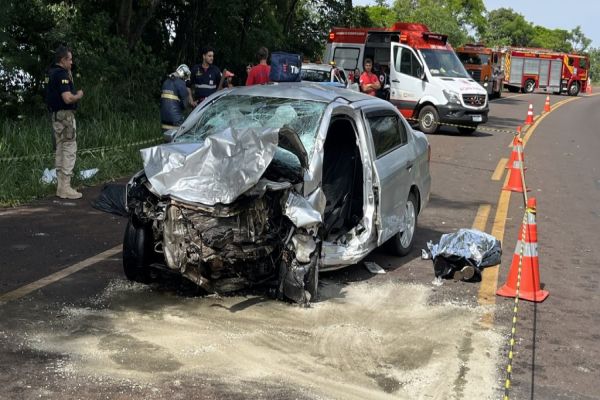 Três pessoas morrem em gravíssimo acidente na BR-369