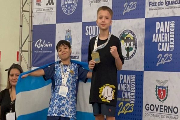 Rafael Turcato Kraiewski de Corbélia, Conquista medalha de ouro no Pan-Americano de Kickboxing