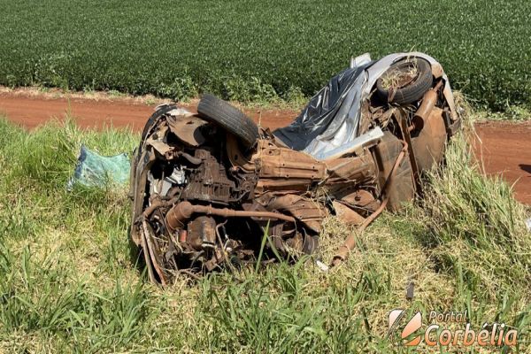 Duas pessoas morrem em gravíssimo acidente na BR-369