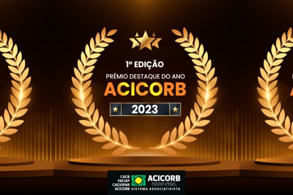 Veja quem foram os mais votados da campanha Destaques do Ano 2023 ACICORB