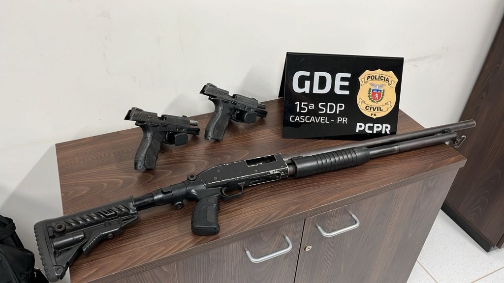 GDE - Cascavel recupera armas roubadas em assalto na BR-369