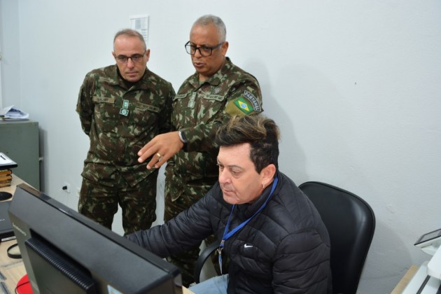 Junta Militar de Corbélia recebe Visita de Orientação Técnica do 15º Batalhão Logístico