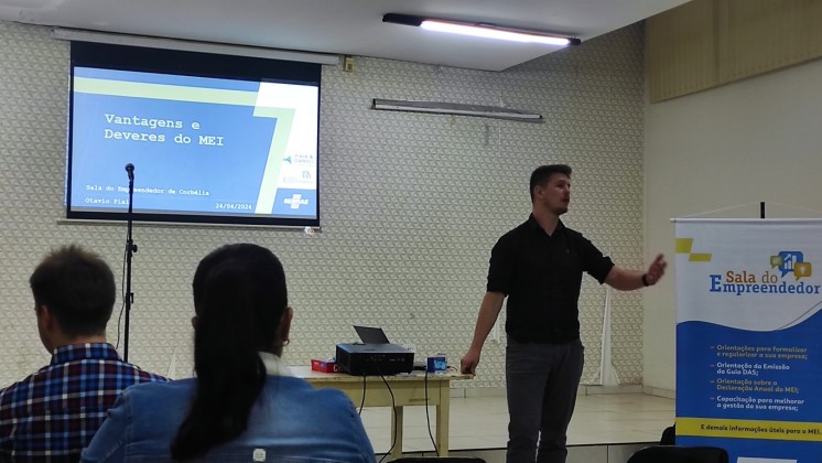 Palestra destaca vantagens e direitos do MEI em Corbélia