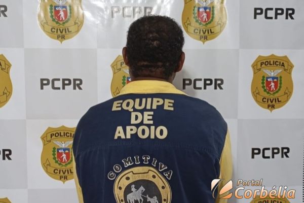 Polícia Civil de Corbélia prende homem acusado de agredir esposa e mantê-la em cárcere privado