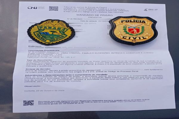 Ação Integrada das Polícias Civil e Militar de Corbélia resulta na prisão de homem por furto