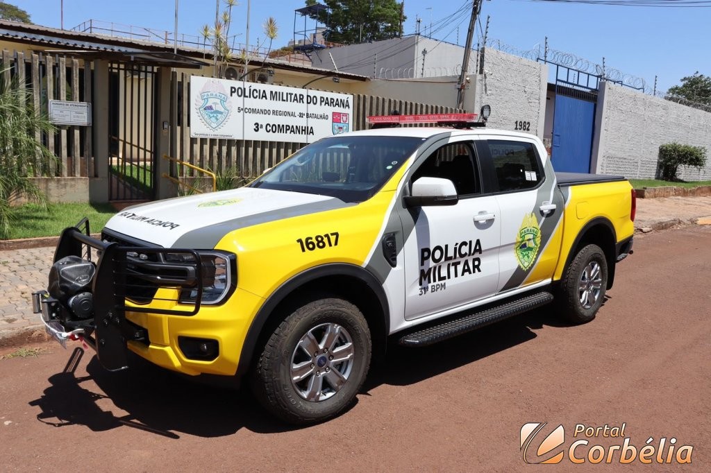 Imagem referente a notícia: Polícia Militar de Corbélia é contemplada com nova viatura para o serviço operacional