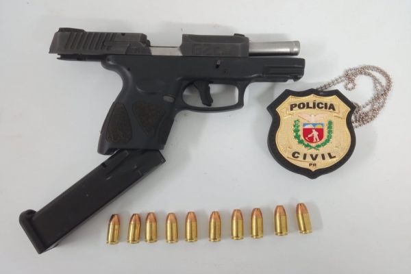 Polícia Civil de Corbélia prende mulher com pistola 9mm em Cascavel