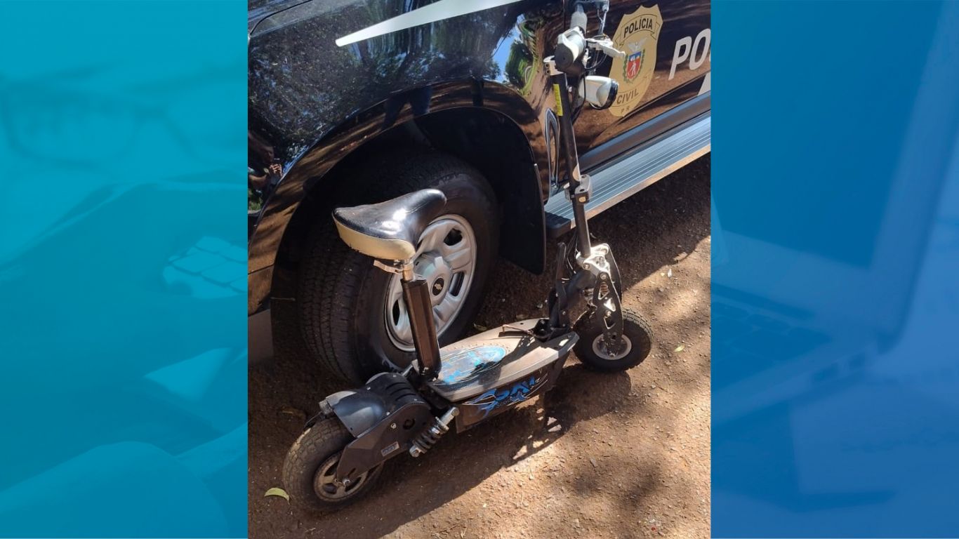 Mulher é presa por receptação de scooter elétrica furtada em Corbélia