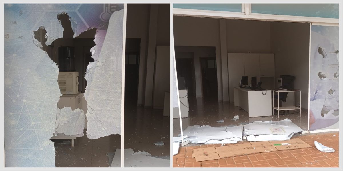 Homem é detido após atos de vandalismo na UBS Eclea Wolf em Corbélia