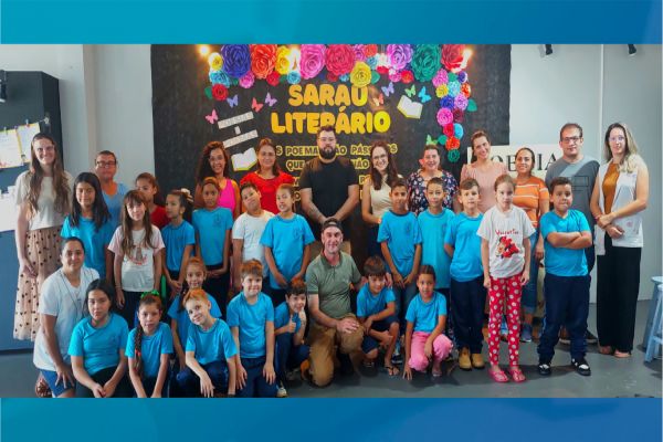 Imagem referente a notícia: Secretaria de Educação promove o 1º Sarau Literário 2025 para alunos das escolas municipais