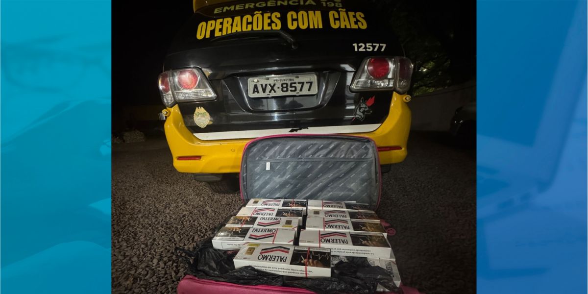 Polícia Militar apreende carga de cigarros contrabandeados em Corbélia