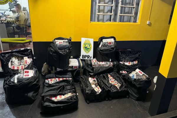 Contrabando e Descaminho: Ação da Polícia Militar apreende cigarros e celulares na BR-369