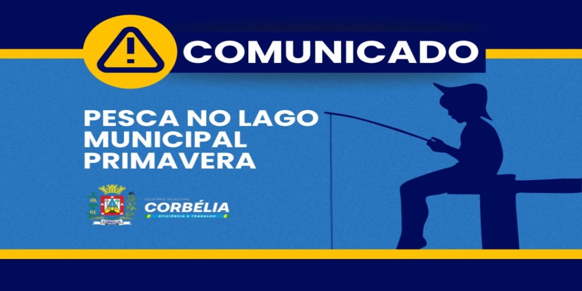 Prefeitura de Corbélia suspende pesca no lago primavera para preservação ambiental