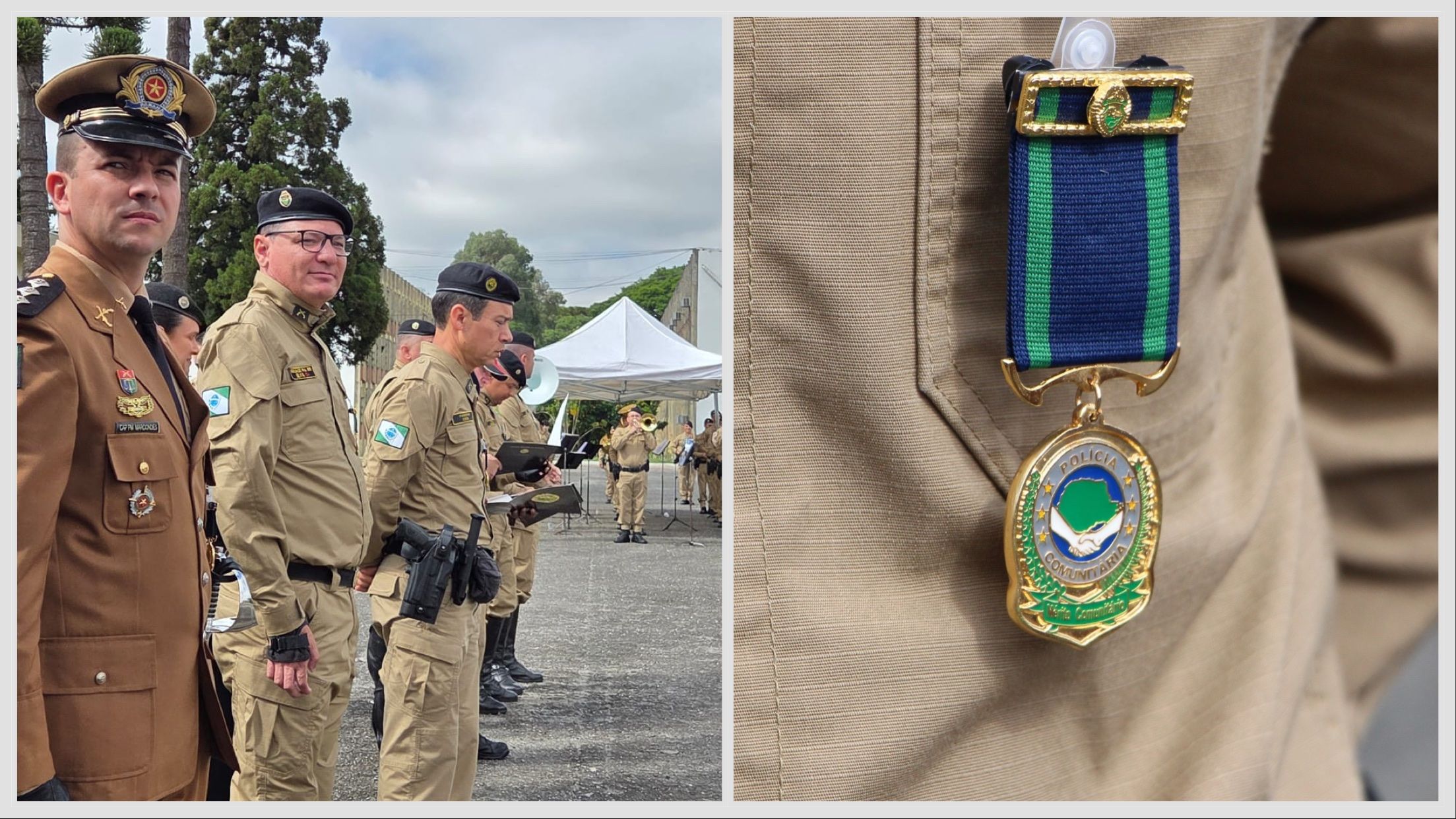 Pm veterano é condecorado com medalha de mérito comunitário