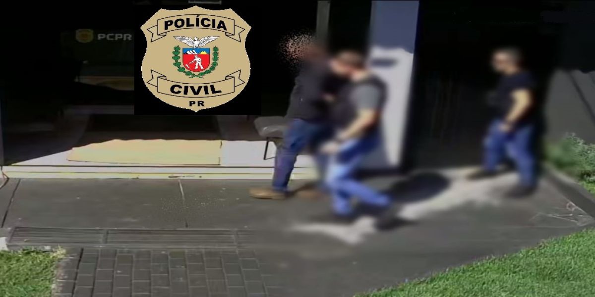 Polícia Civil prende mandante de crime de extorsão em Corbélia