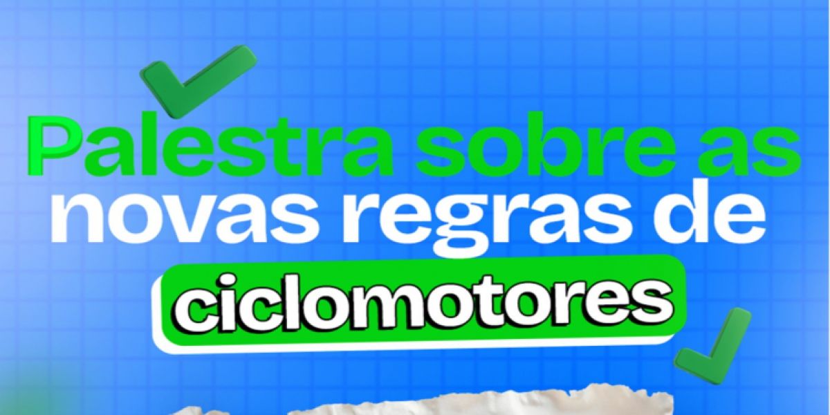 Prefeitura de Corbélia promove palestra sobre novas regras para ciclomotores