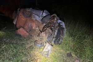 Imagem referente a notícia: Homem morre em colisão frontal na BR-369 em Cascavel